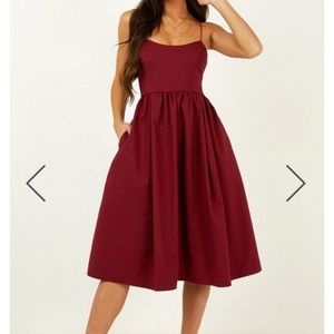 Wild Nights Dress In Wine